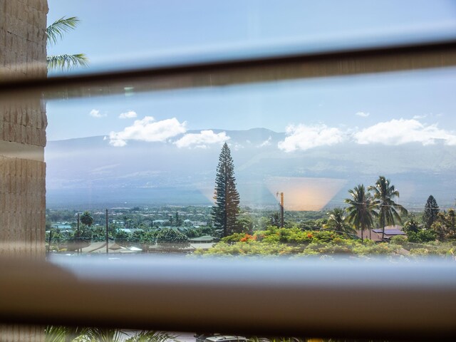 details featuring a mountain view