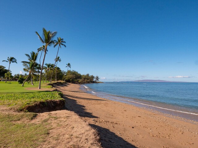 water view with a beach view