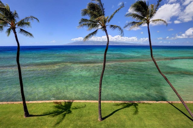 3543 Lower Honoapiilani Rd Unit F403-20A, Lahaina, HI 96761 - water view featuring local beach