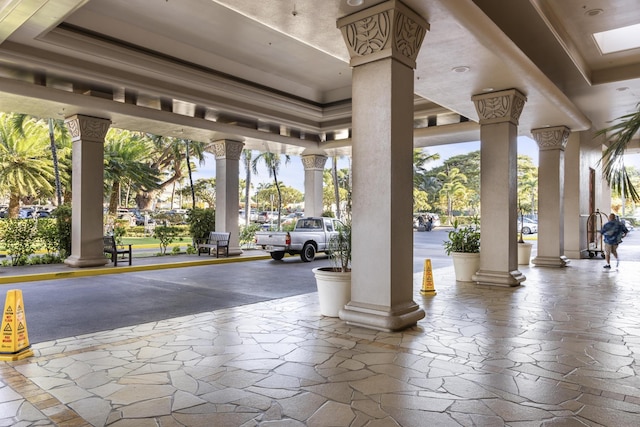 view of patio / terrace with a porch