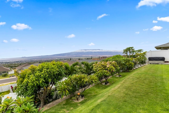 115 Nanu Pl, Wailuku, HI 96793 - view of yard featuring a mountain view