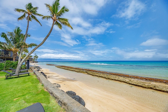 3559 Lower Honoapiilani Rd Unit 720, Lahaina, HI 96761 - water view with nearby beach
