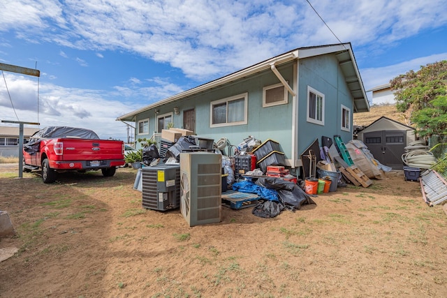 454 S Papa Ave, Kahului, HI 96732 - back of property featuring a storage shed and an outbuilding