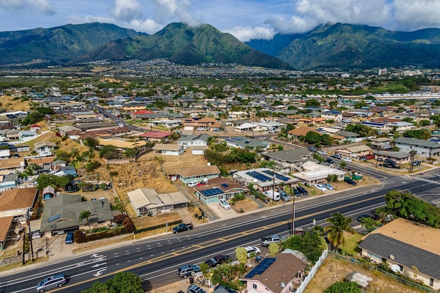 454 S Papa Ave, Kahului, HI 96732 - birds eye view of property with a mountain view and a residential view