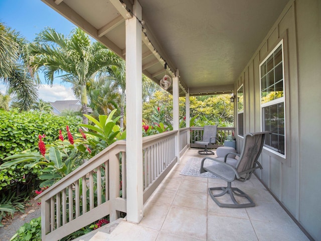 view of patio / terrace featuring a porch