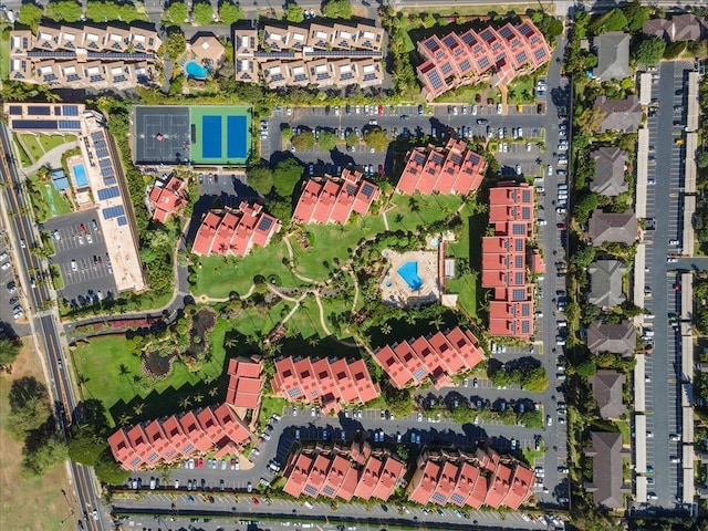 drone / aerial view