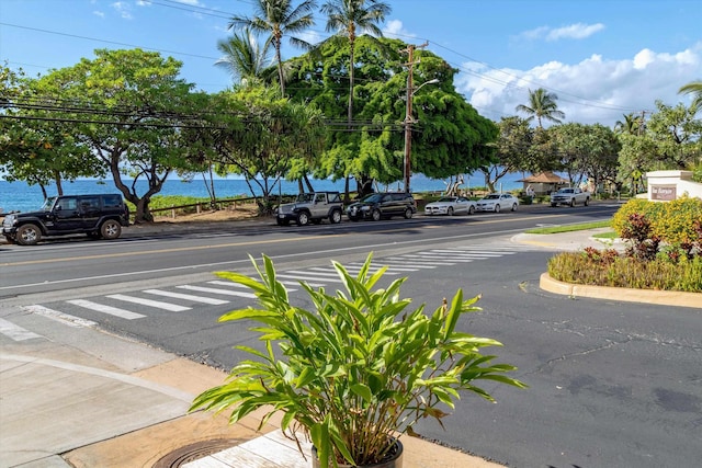 2575 S Kihei Rd Unit P-104, Kihei, HI 96753 - view of asphalt road with sidewalks, street lighting, and curbs