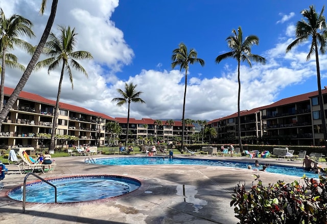 view of pool