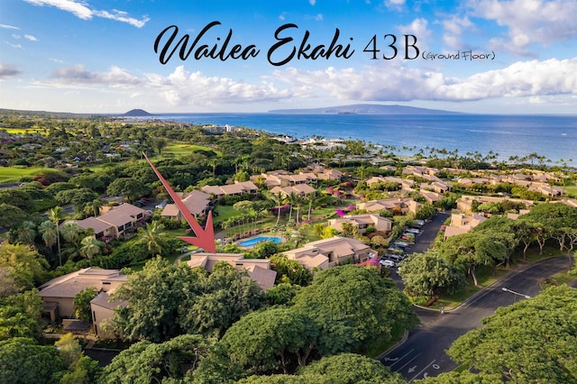 3300 Wailea Alanui Dr Unit 43B, Kihei, HI 96753 - aerial view of residential area with a nearby body of water