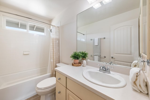 124 Kapela Pl, Kahului, HI 96732 - full bathroom with shower / bath combo with shower curtain, toilet, and vanity