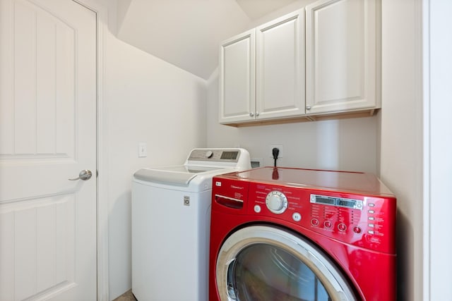 124 Kapela Pl, Kahului, HI 96732 - washroom with cabinet space and independent washer and dryer