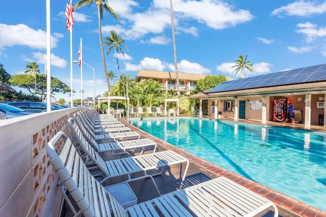 view of swimming pool