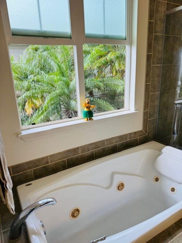 160 Kinohi Loa Loop, Wailuku, HI 96793 - full bath featuring a whirlpool tub and plenty of natural light