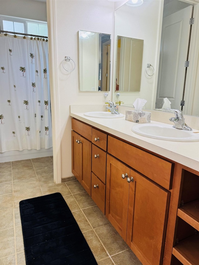 160 Kinohi Loa Loop, Wailuku, HI 96793 - bathroom with double vanity and tile patterned flooring