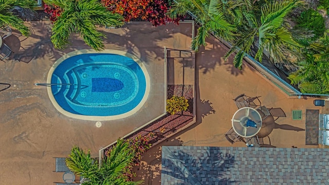 view of pool