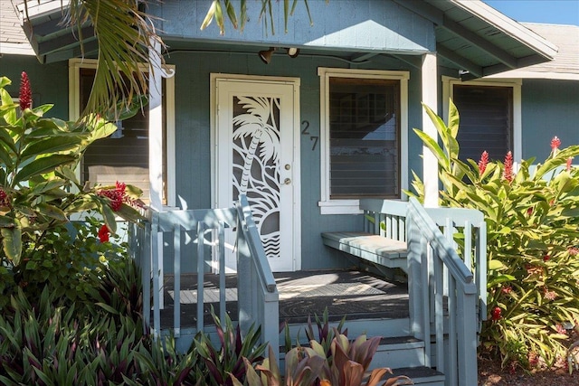 view of entrance to property