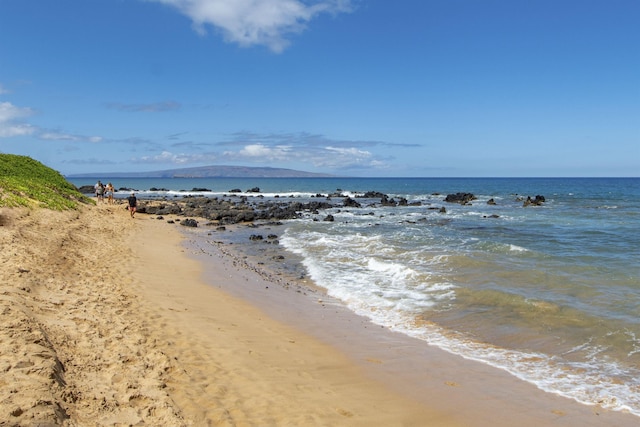 water view featuring a view of the beach