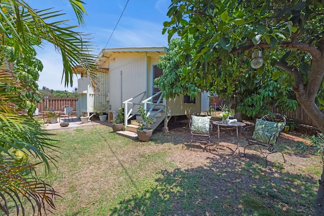 317 Kenolio Rd, Kihei, HI 96753 - view of yard with fence and a patio area