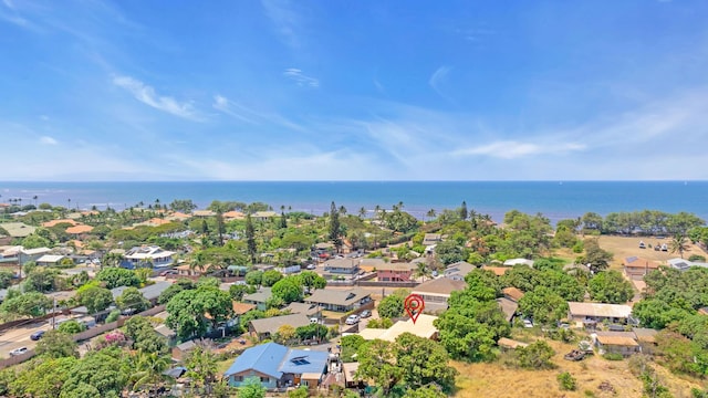 317 Kenolio Rd, Kihei, HI 96753 - aerial view featuring a residential view and a water view