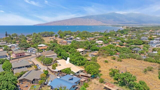 317 Kenolio Rd, Kihei, HI 96753 - aerial view featuring a residential view and a water and mountain view