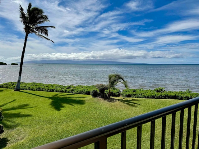 property view of water