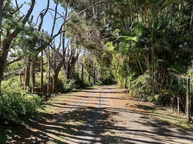 view of road