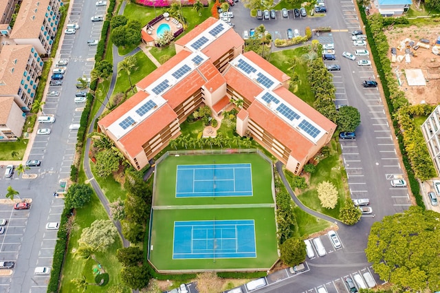 drone / aerial view