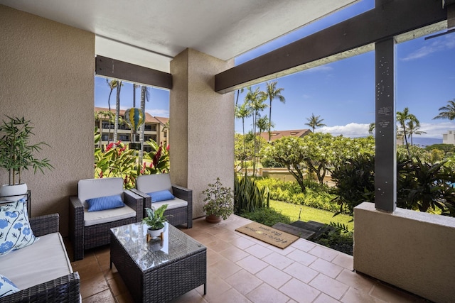 view of patio / terrace with outdoor lounge area