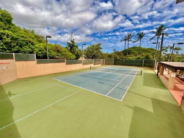 view of tennis court