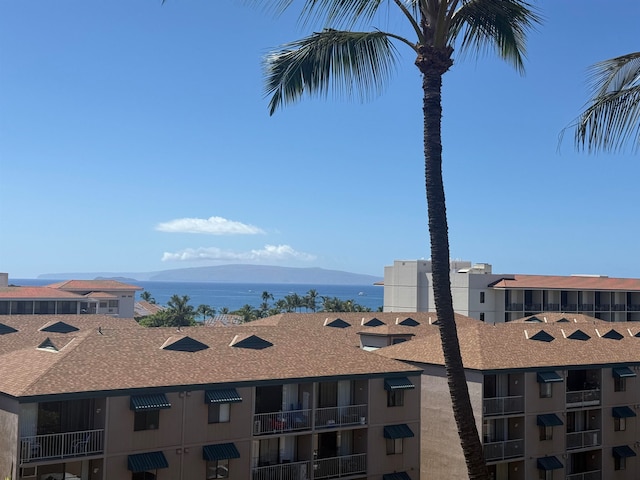 property view of water with a mountain view