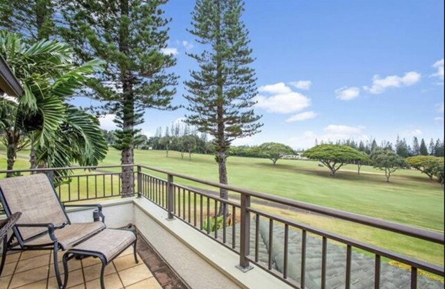 500 Kapalua Dr Unit 16T1, Lahaina, HI 96761 - balcony with golf course view