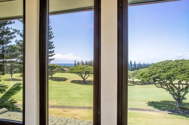 500 Kapalua Dr Unit 16T1, Lahaina, HI 96761 - doorway featuring view of golf course