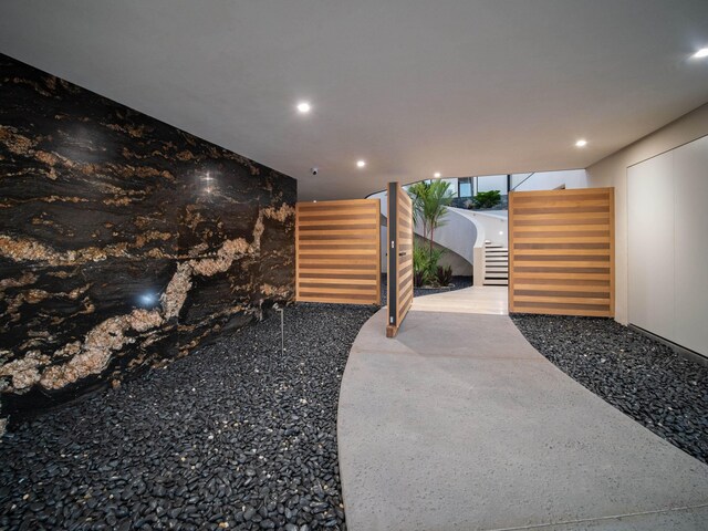 14 Halapa Pl, Kihei, HI 96753 - interior space with recessed lighting, a patio, and stairs
