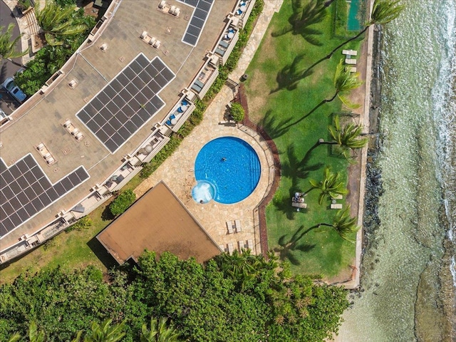 3615 Lower Honoapiilani Rd Unit 317, Lahaina, HI 96761 - aerial overview of property's location featuring a pool
