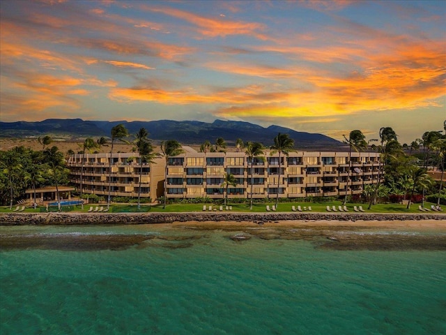 3615 Lower Honoapiilani Rd Unit 317, Lahaina, HI 96761 - water view featuring a mountainous background