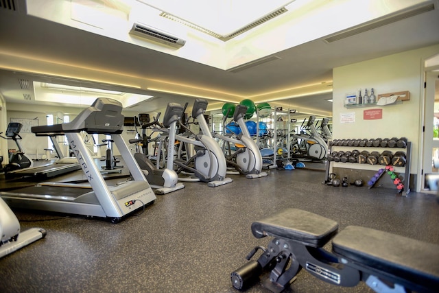 3150 Wailea Alanui Dr Unit 3807, Kihei, HI 96753 - exercise room featuring visible vents