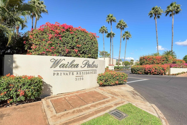 3150 Wailea Alanui Dr Unit 3807, Kihei, HI 96753 - community / neighborhood sign featuring uncovered parking