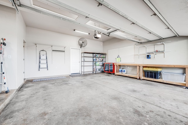 9 Fern Pl, Lahaina, HI 96761 - garage with a garage door opener and a workshop area