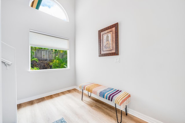 9 Fern Pl, Lahaina, HI 96761 - sitting room with baseboards, a wealth of natural light, and wood finished floors