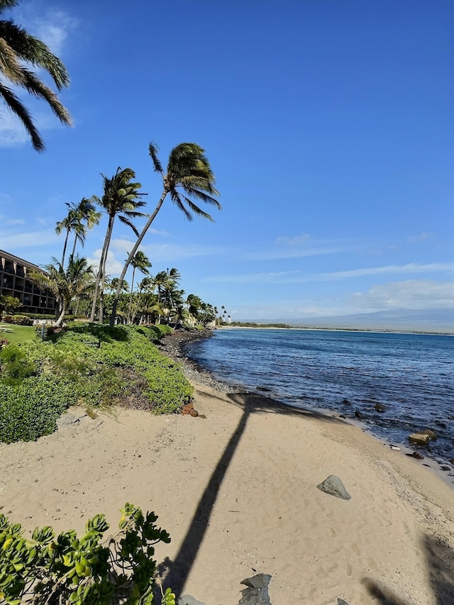 water view featuring a view of the beach