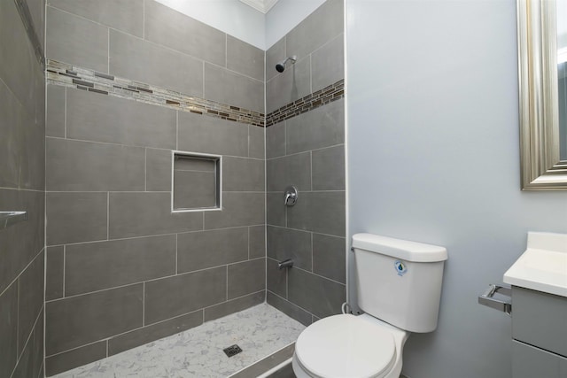 585 Linekona Pl, Wailuku, HI 96793 - full bathroom with vanity, toilet, and a tile shower