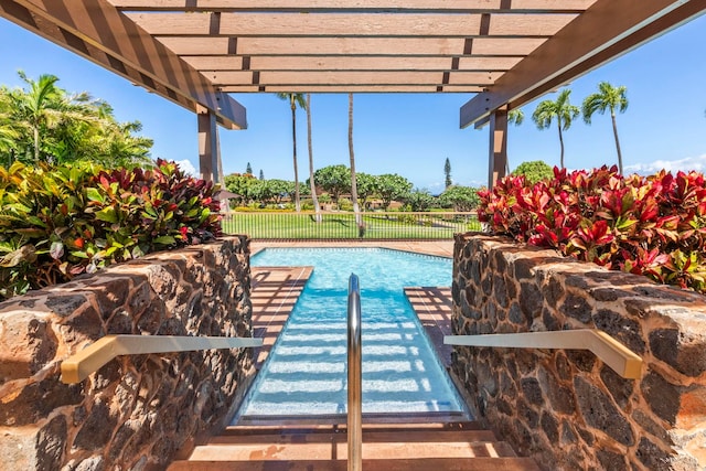 50 Puu Anoano St Unit 503, Lahaina, HI 96761 - view of patio / terrace featuring a pergola