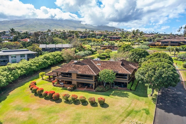 50 Puu Anoano St Unit 503, Lahaina, HI 96761 - aerial view of residential area with a mountain backdrop