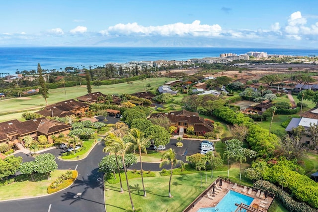 50 Puu Anoano St Unit 503, Lahaina, HI 96761 - drone / aerial view of a large body of water and a pool area