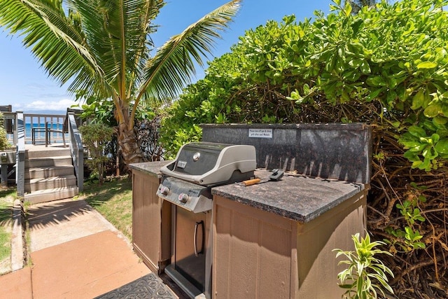 3559 Lower Honoapiilani Rd Unit 709, Lahaina, HI 96761 - view of patio / terrace with area for grilling