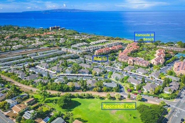 160 Keonekai Rd Unit 11-201, Kihei, HI 96753 - view of property location with a nearby body of water and nearby suburban area