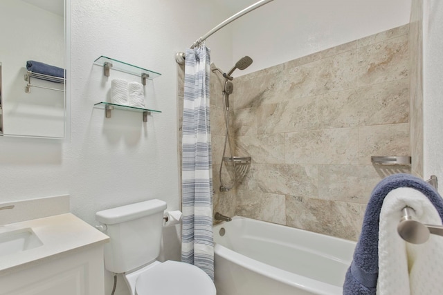 160 Keonekai Rd Unit 11-201, Kihei, HI 96753 - bathroom with shower / bathtub combination with curtain, vanity, and toilet