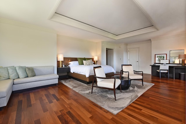 1 Ritz Carlton Dr Unit 1626, Lahaina, HI 96761 - bedroom with a raised ceiling, wood finished floors, and crown molding
