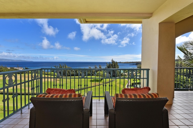 1 Ritz Carlton Dr Unit 1626, Lahaina, HI 96761 - balcony featuring a water view