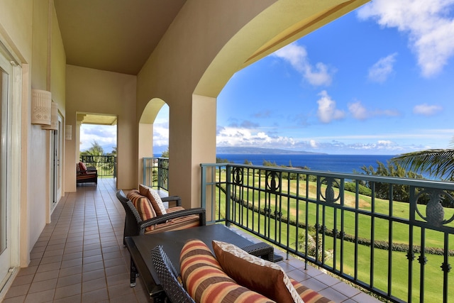 1 Ritz Carlton Dr Unit 1626, Lahaina, HI 96761 - balcony featuring a water view